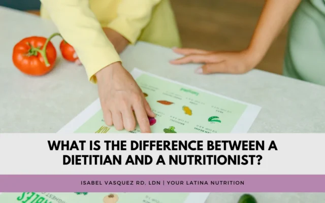 What is the Difference Between a Dietitian and a Nutritionist?