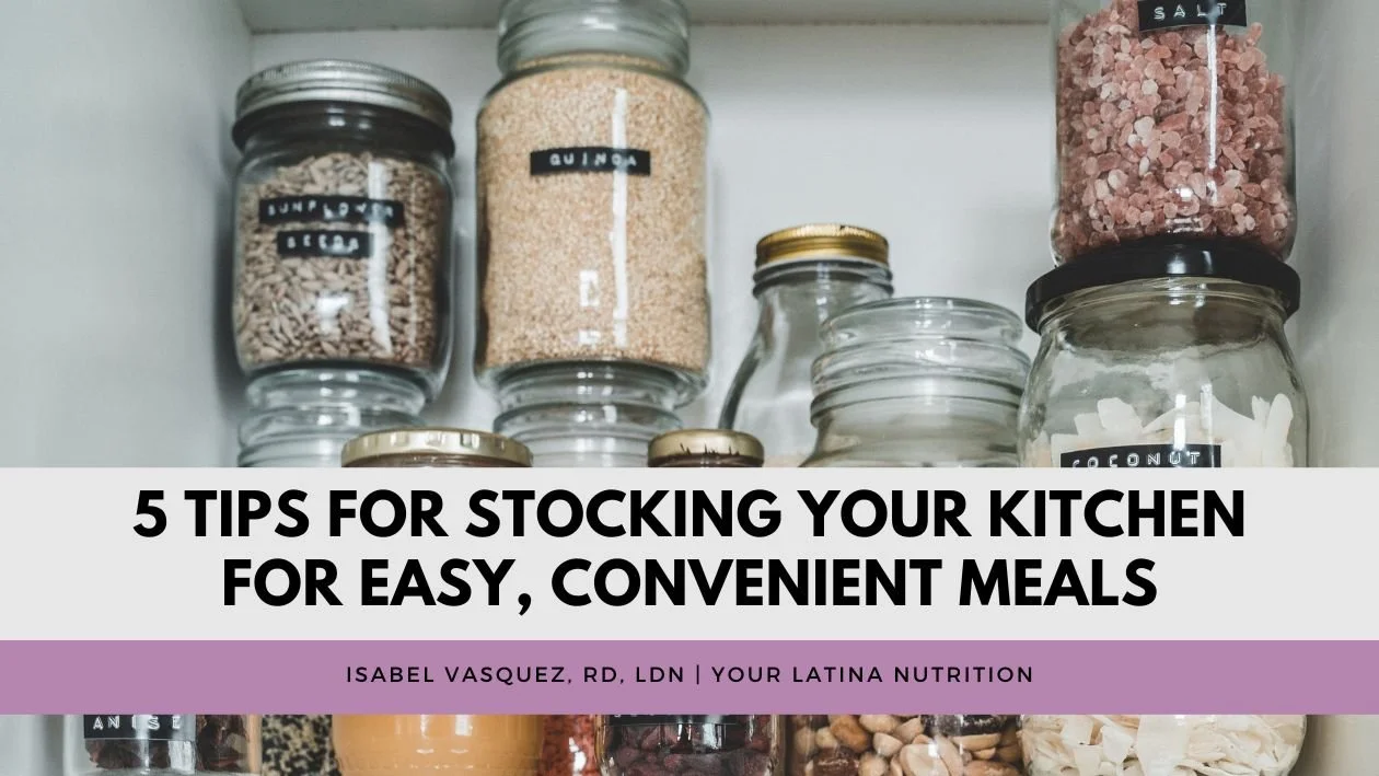 5 Tips for Stocking Your Kitchen for Easy, Convenient Meals