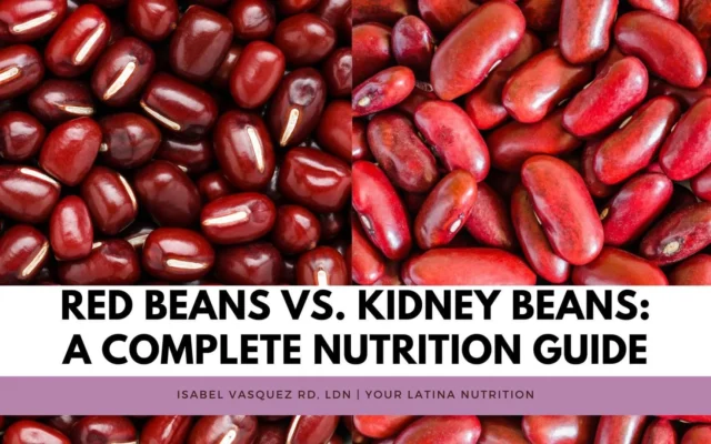 Red Beans vs. Kidney Beans: A Complete Nutrition Guide
