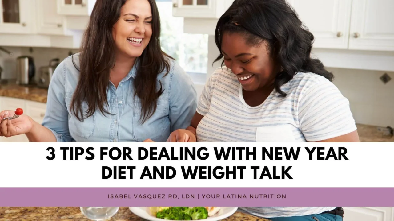 3 Tips for Dealing with New Year Diet and Weight Talk