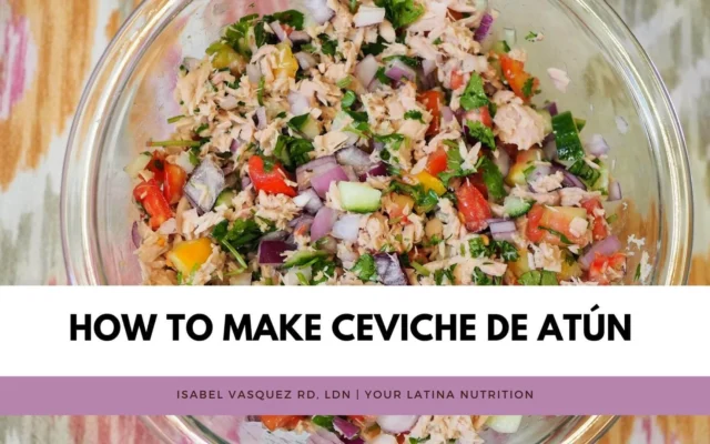 Ceviche de Atún (Canned Tuna Ceviche)