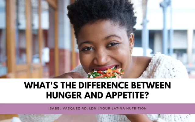 What’s the Difference Between Hunger and Appetite?