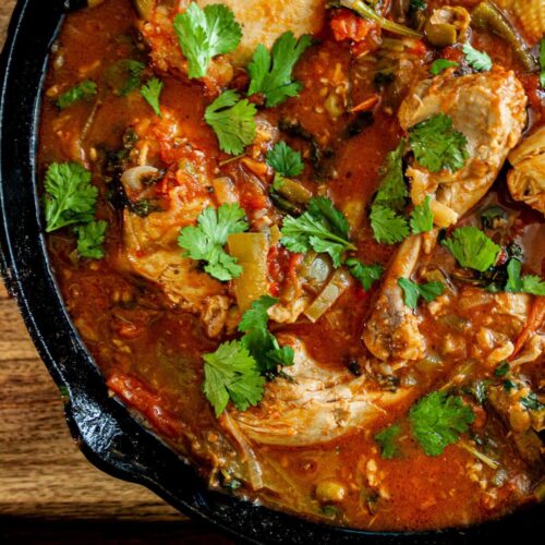 Photo of completed pollo guisado recipe