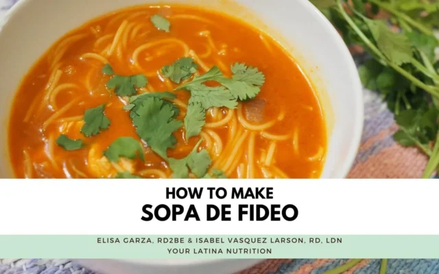 Sopa de Fideo Recipe