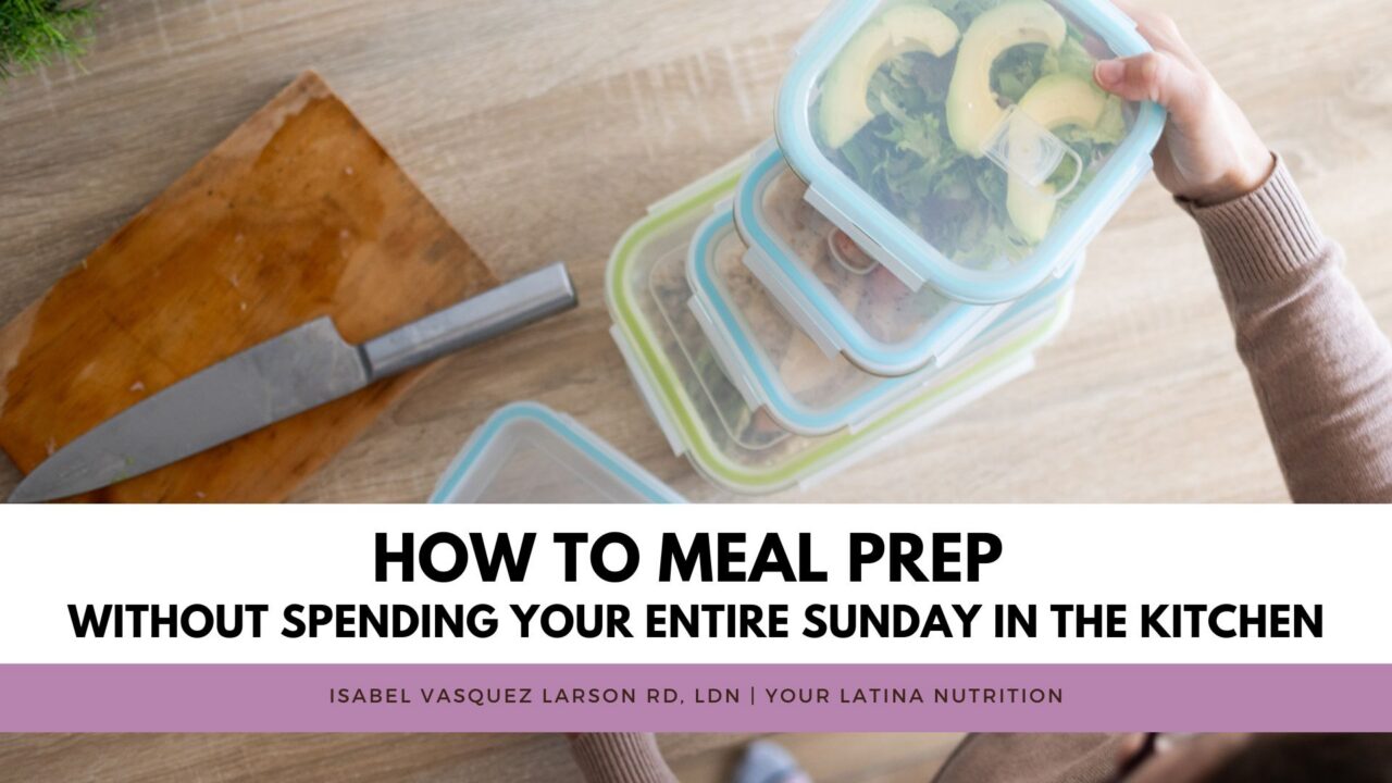 How to Meal Prep When You’re Short on Time
